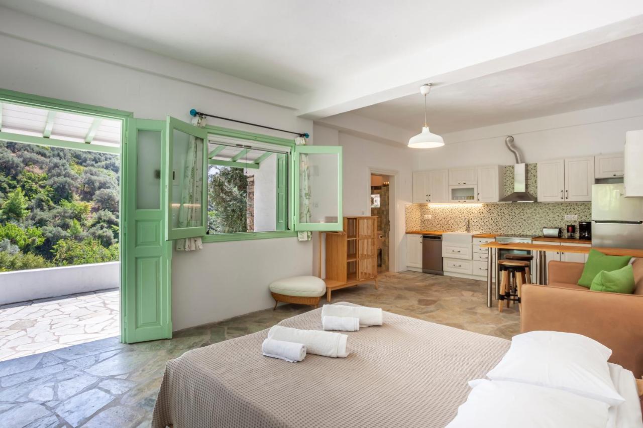 Olea Skopelos Villas With Swimming Pools & Sea View Panormos  Exterior photo
